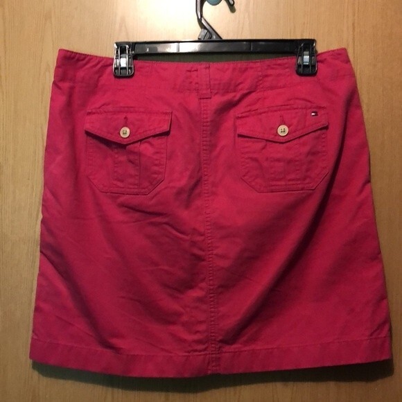 Tommy Hilfiger size 10 khaki shirt pink - Picture 2 of 7